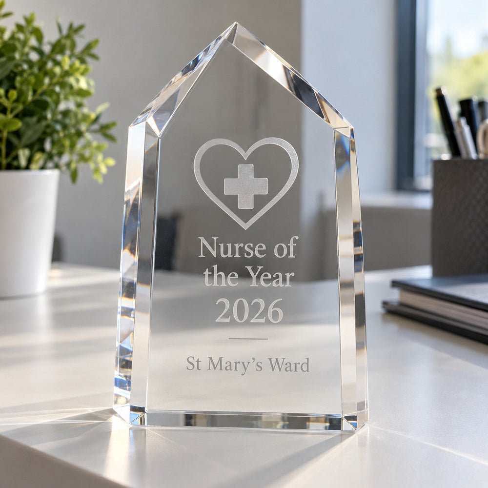 Engraved acrylic award