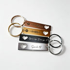 Personalised Scannable Keychain – engraved keyring