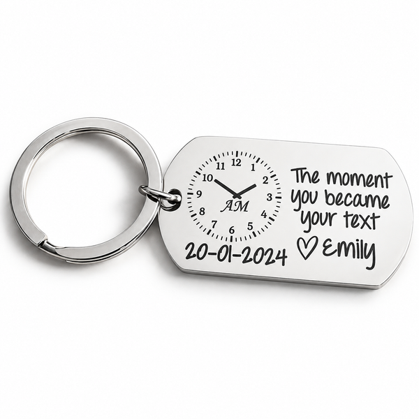 The Moment You Became Keychain