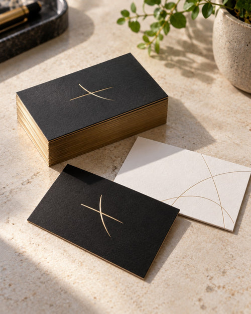 Printed business cards