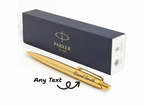 Personalised Parker Jotter Pen, Black – engraved ballpoint pen, photo 3 of 10