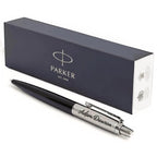 Personalised engraved Parker Jotter ballpoint pen in black