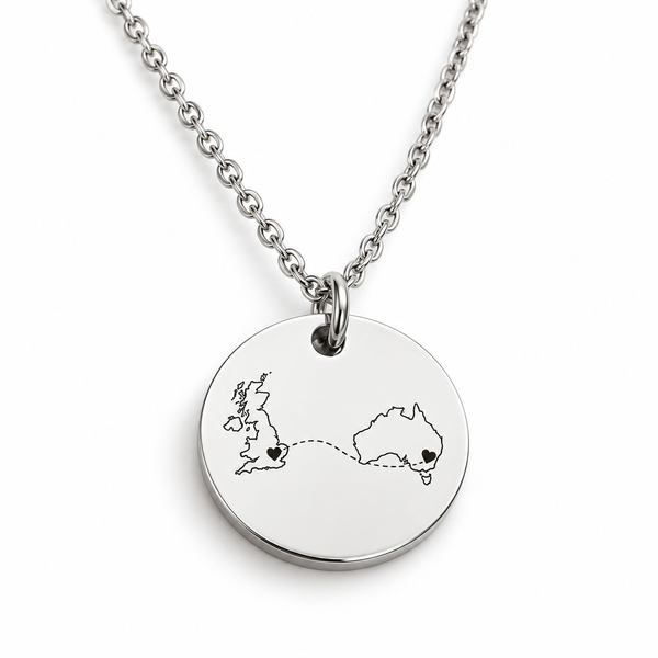 Personalised Country Necklace