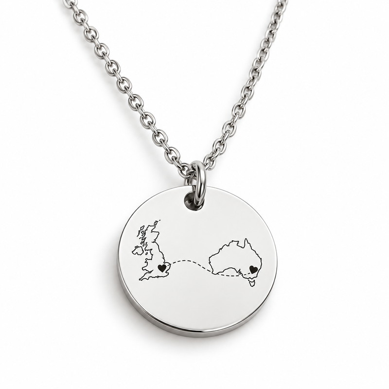 Personalised Country Necklace