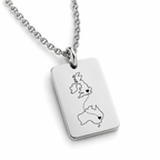 Personalised silver country rectangle necklace - studio-main