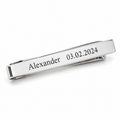Personalised silver engraved tie clip - studio-main