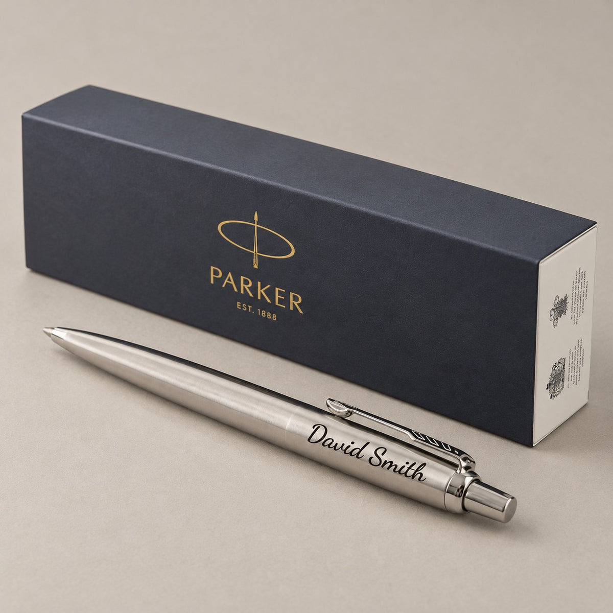 Personalised engraved Parker pen with gift box