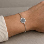 Personalised bracelet worn on wrist