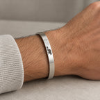 Personalised bracelet worn on wrist